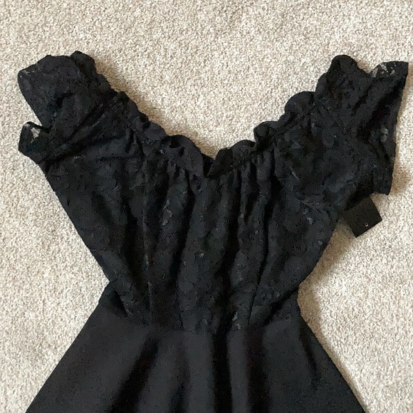 NWT! Lacy Fit and Flare Dress - Picture 3 of 11